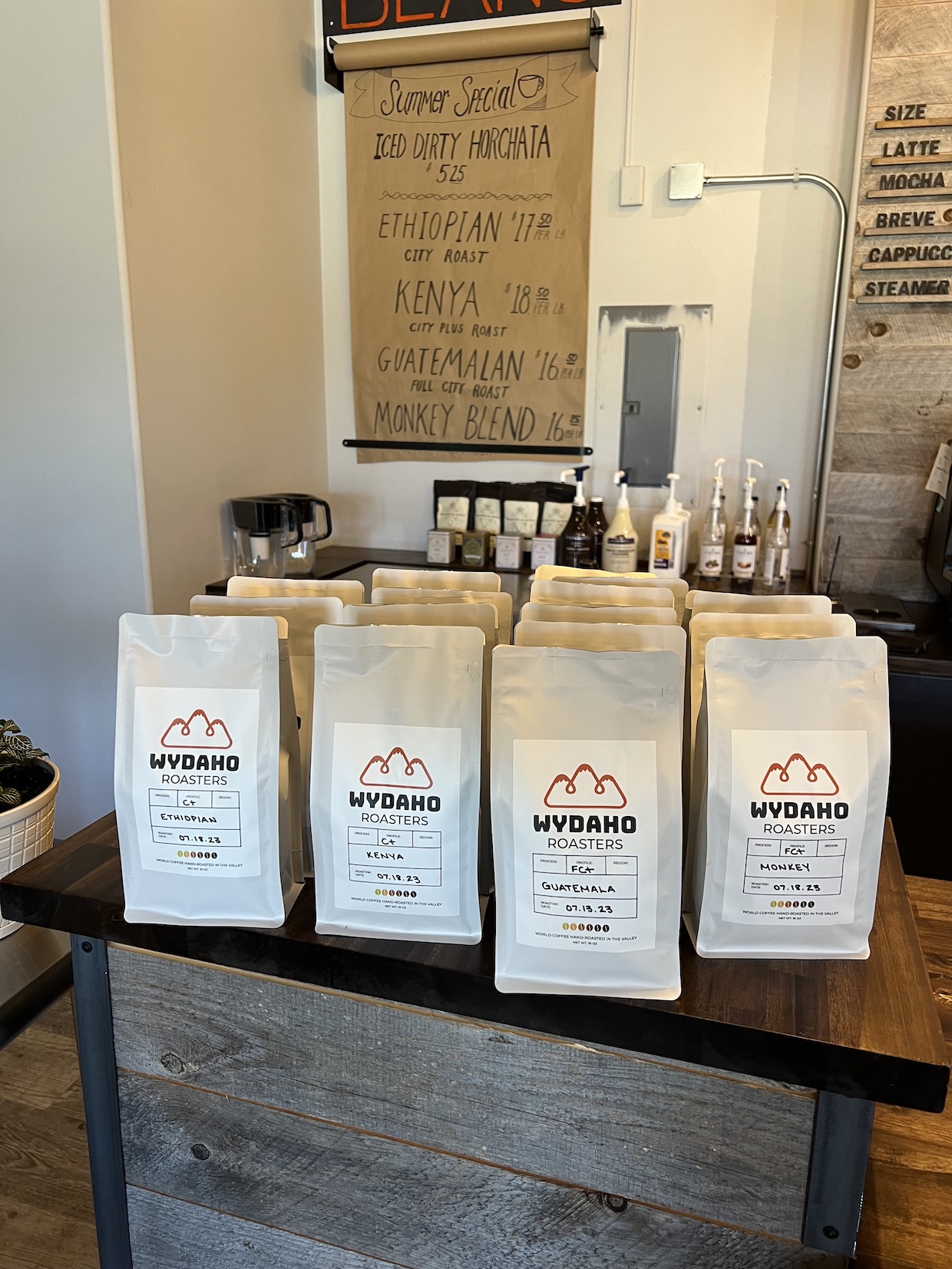 Wydaho Coffee Roasters beans